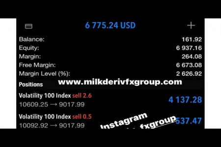 MILKDERIV - LIVE TRADE!  Small Accounts growth